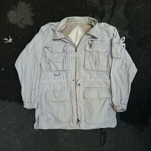 Vintage Goprcore Hiking Jacket. Tan Size Medium. Techwear Utility